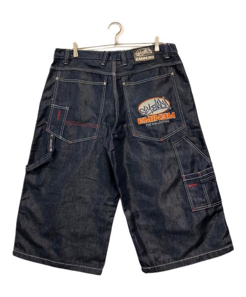 EMINEM（エミネム）EMINEM (エミネム) オールドワイドハーフデニムパンツ インディゴ サイズ:81㎝（W32）の古着・服飾アイテム