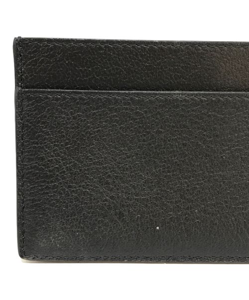 Saint Laurent Paris（サンローランパリ）Saint Laurent Paris (サンローランパリ) ロゴレザーカードケース ブラックの古着・服飾アイテム