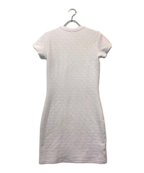 ALEXANDER WANG（アレキサンダー・ワン）ALEXANDER WANG (アレキサンダーワン) ジャガードミニワンピース ホワイト サイズ:ｓの古着・服飾アイテム