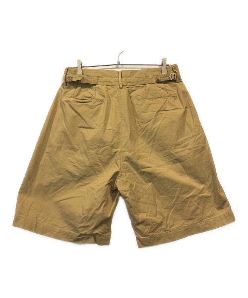 AURALEE（オーラリー）AURALEE (オーラリー) WASHED FINX LIGHT CHINO WIDE SHORTS ブラウン サイズ:4の古着・服飾アイテム