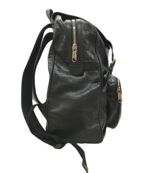 GUCCI（グッチ）GUCCI (グッチ) インターロッキングG ミディアムバックパック ブラックの古着・服飾アイテム