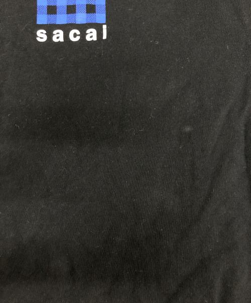sacai（サカイ）sacai (サカイ) WAVY-T-shirt ブラック サイズ:3の古着・服飾アイテム