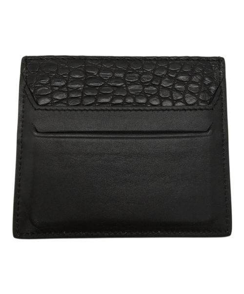 BOTTEGA VENETA（ボッテガベネタ）BOTTEGA VENETA (ボッテガベネタ) アリゲーターカードケース ブラウンの古着・服飾アイテム