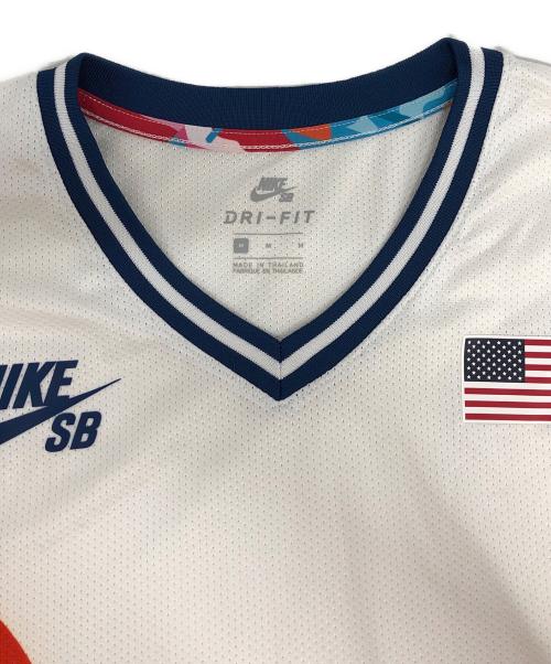 NIKE（ナイキ）NIKE (ナイキ) 東京オリンピック スケートボードUSAチームユニフォーム ホワイト サイズ:Mの古着・服飾アイテム