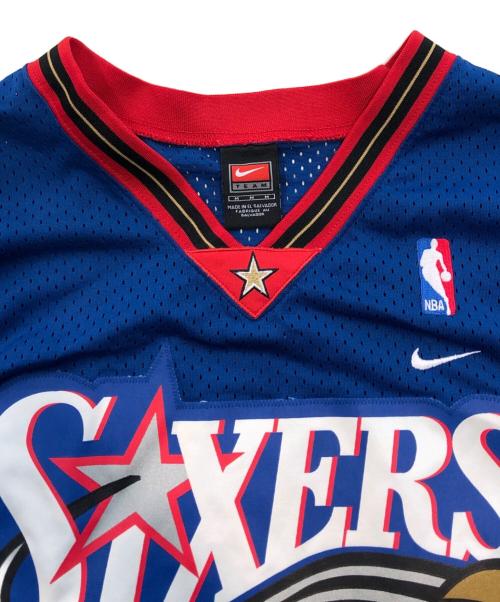NIKE（ナイキ）NIKE (ナイキ) SIXERS ゲームシャツ ブルー サイズ:Mの古着・服飾アイテム