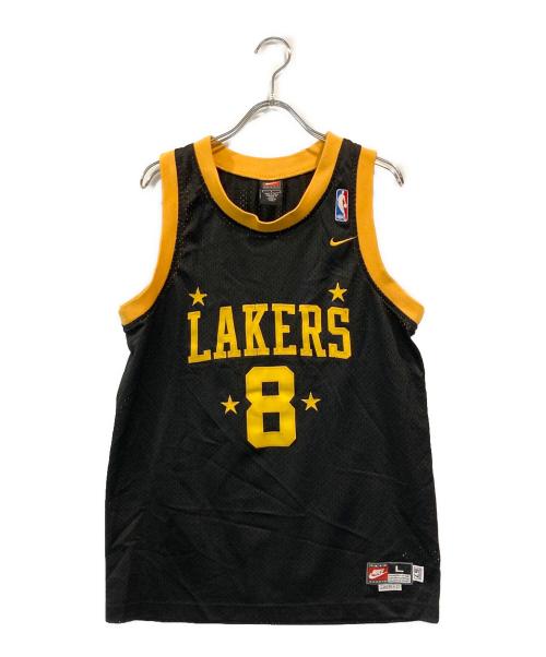 NIKE（ナイキ）NIKE (ナイキ) LAKERSゲームシャツ イエロー×ブラック サイズ:Lの古着・服飾アイテム