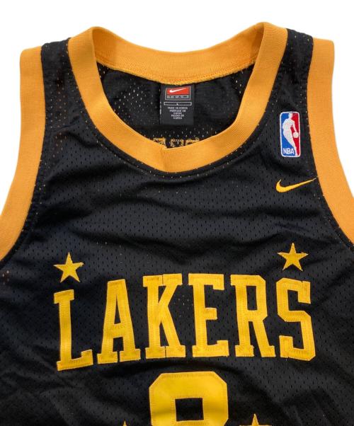 NIKE（ナイキ）NIKE (ナイキ) LAKERSゲームシャツ イエロー×ブラック サイズ:Lの古着・服飾アイテム