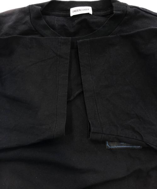 UNDERCOVER（アンダーカバー）UNDERCOVER (アンダーカバー) スパイラル切替TEE ブラック サイズ:SIZE 4の古着・服飾アイテム