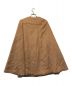 PLAIN PEOPLE (プレインピープル) カシミヤブレンドマントコート ブラウン サイズ:SIZE 3：5000円