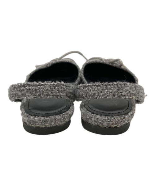 HEWN（ヒューン）hewn (ヒューン) ポイントトウシューズ グレー サイズ:36の古着・服飾アイテム