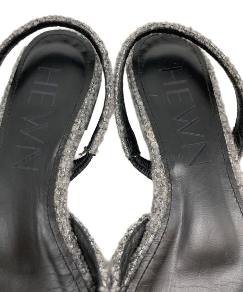 HEWN（ヒューン）hewn (ヒューン) ポイントトウシューズ グレー サイズ:36の古着・服飾アイテム