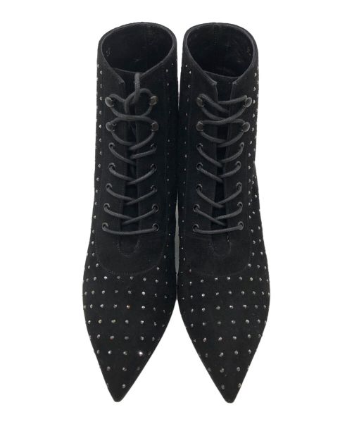 Saint Laurent Paris（サンローランパリ）Saint Laurent Paris (サンローランパリ) スタッズブーツ ブラック サイズ:37の古着・服飾アイテム