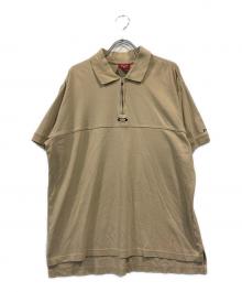 OAKLEY（オークリー）の古着「オールドハーフジップポロシャツ」｜ベージュ