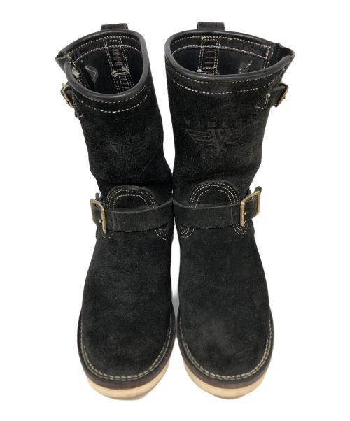 VIBERG BOOT（ヴァイバーグブーツ）VIBERG BOOT (ヴァイバーグブーツ) スウェードエンジニアブーツ ブラック サイズ:	7 1/2の古着・服飾アイテム