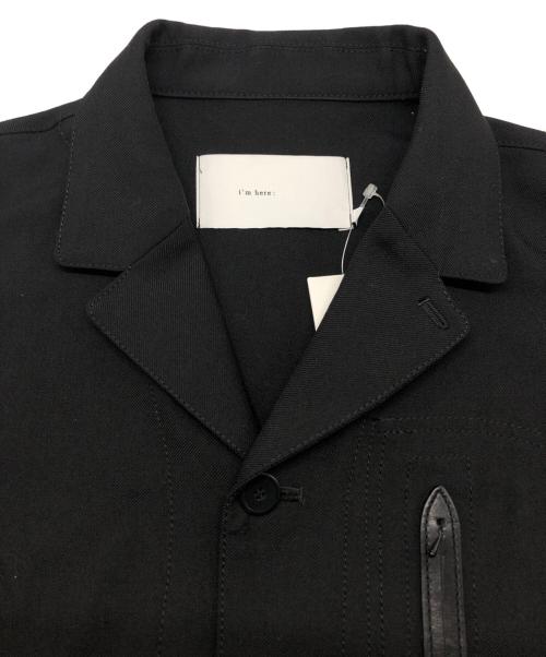 i'm here（アイムヒアー）i'm here (アイムヒアー) UN(I)FORM : SHIRTS ブラック サイズ:SIZE M 未使用品の古着・服飾アイテム