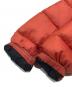 中古・古着 THE NORTH FACE (ザ ノース フェイス) ダウンジャケット ブラック×オレンジ サイズ:印字薄れのため不明：7000円