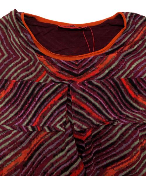 VIVIENNE TAM（ヴィヴィアンタム）VIVIENNE TAM (ヴィヴィアンタム) パワーネットシフォンブラウス オレンジの古着・服飾アイテム