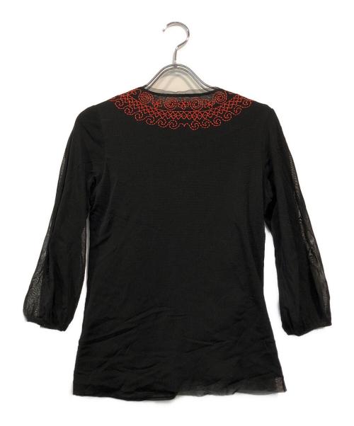 VIVIENNE TAM（ヴィヴィアンタム）VIVIENNE TAM (ヴィヴィアンタム) パワーネットアンサンブルブラウス ブラック サイズ:1の古着・服飾アイテム