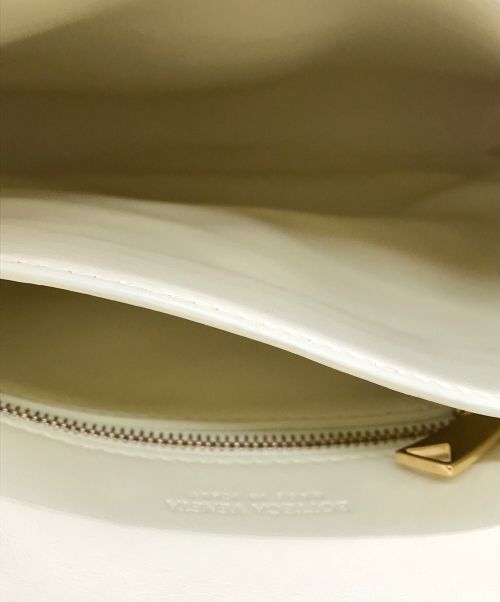 BOTTEGA VENETA（ボッテガベネタ）BOTTEGA VENETA (ボッテガベネタ) イントレチャートナッパミニショルダーバッグ イエローの古着・服飾アイテム