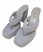 GIABORGHINIジアボルギーニ）の古着「ヒールサンダル」｜ブルー