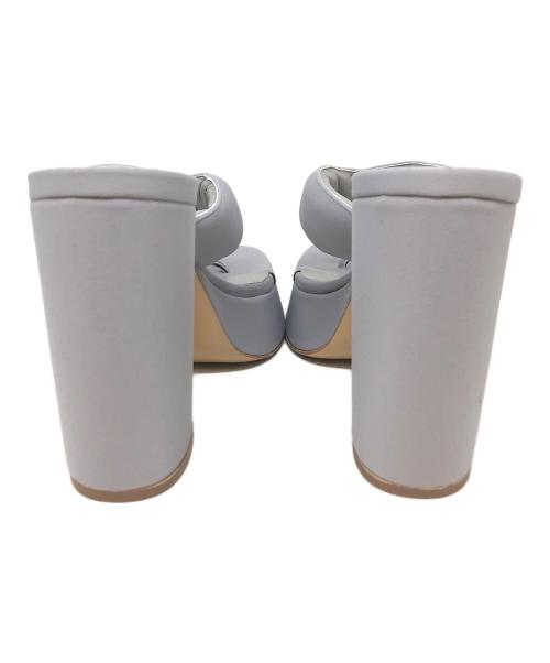 GIABORGHINI（ジアボルギーニ）GIABORGHINI (ジアボルギーニ) ヒールサンダル ブルー サイズ:39の古着・服飾アイテム