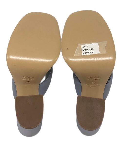 GIABORGHINI（ジアボルギーニ）GIABORGHINI (ジアボルギーニ) ヒールサンダル ブルー サイズ:39の古着・服飾アイテム