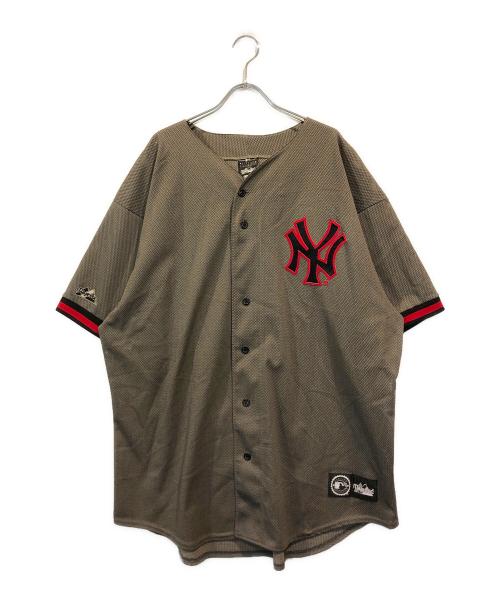 Majestic（マジェスティック）Majestic (マジェスティック) オールドベースボールシャツ グレー サイズ:XLの古着・服飾アイテム