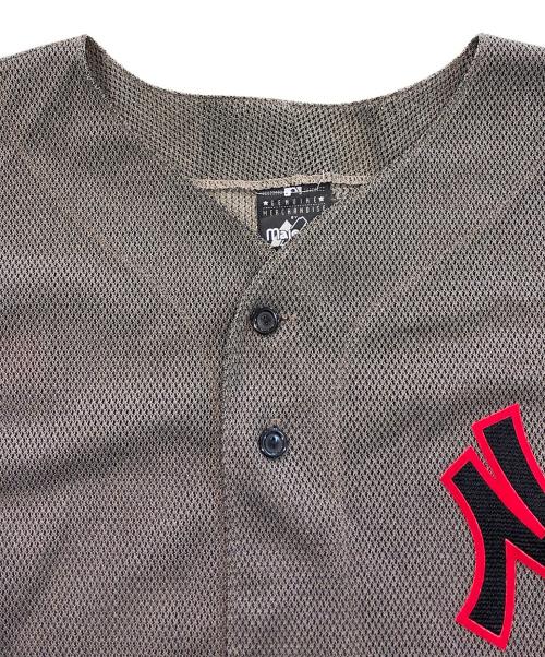Majestic（マジェスティック）Majestic (マジェスティック) オールドベースボールシャツ グレー サイズ:XLの古着・服飾アイテム