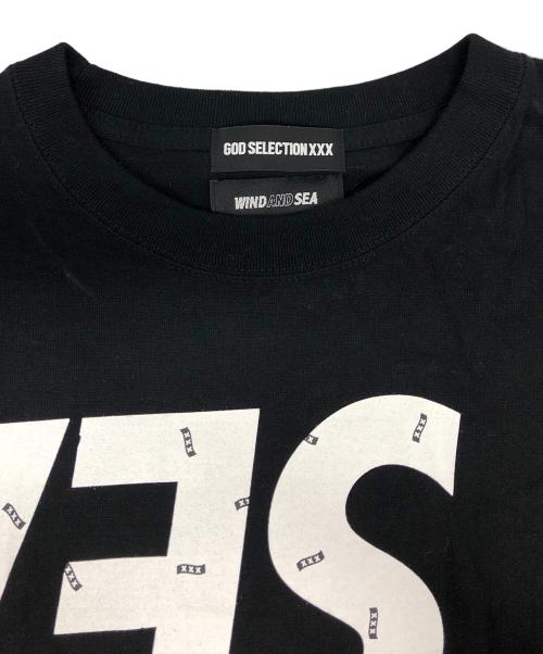 GOD SELECTION XXX（ゴッドセレクショントリプルエックス）GOD SELECTION XXX (ゴッドセレクショントリプルエックス) WIND AND SEA (ウィンダンシー) 半袖Tシャツ ブラック サイズ:XLの古着・服飾アイテム