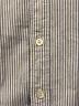 中古・古着 maison kitsune (メゾンキツネ) JP EXCLUSIVE STRIPE SHIRT ホワイト×ブルー サイズ:XS：7000円