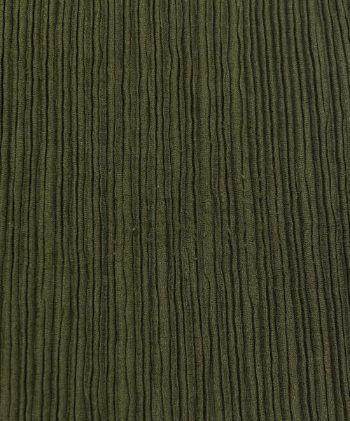 ISSEY MIYAKE WHITE LABEL（イッセイミヤケホワイトレーベル）ISSEY MIYAKE WHITE LABEL (イッセイミヤケホワイトレーベル) プリーツベスト グリーン サイズ:3の古着・服飾アイテム