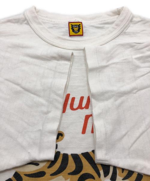 HUMAN MADE（ヒューマンメイド）HUMAN MADE (ヒューマンメイド) タイガープリントカットソー ホワイト サイズ:XLの古着・服飾アイテム