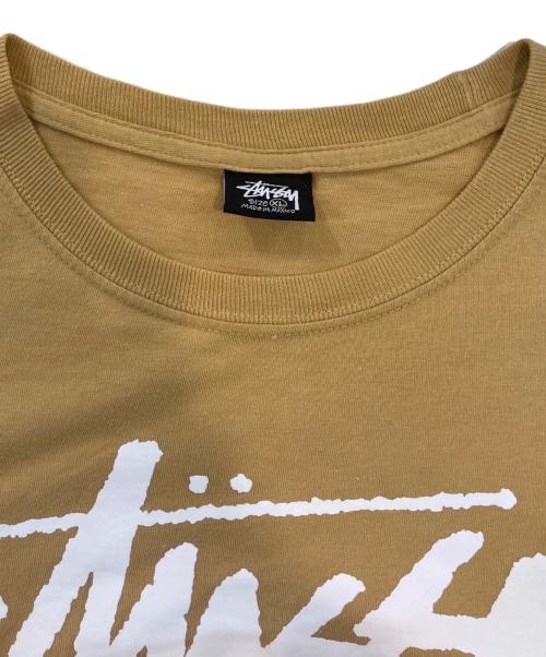 stussy（ステューシー）stussy (ステューシー) DOVER STREET MARKET (ドーバー ストリート マーケット) コラボプリントカットソー イエロー サイズ:XLの古着・服飾アイテム