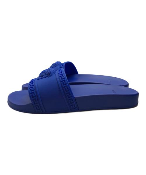 VERSACE（ヴェルサーチェ）VERSACE (ヴェルサーチェ) メドューサシャワーサンダル ブルー サイズ:42の古着・服飾アイテム