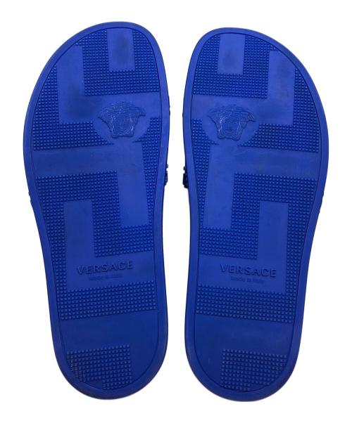VERSACE（ヴェルサーチェ）VERSACE (ヴェルサーチェ) メドューサシャワーサンダル ブルー サイズ:42の古着・服飾アイテム
