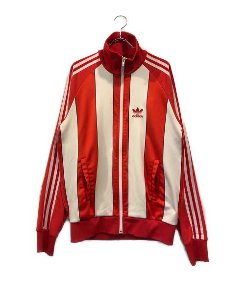 adidas（アディダス）adidas (アディダス) オールドトラックジャケット レッド サイズ:Lの古着・服飾アイテム
