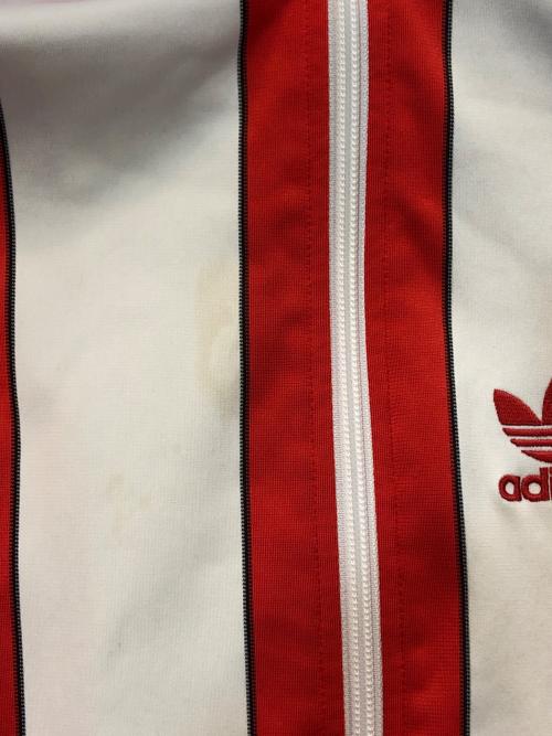 adidas（アディダス）adidas (アディダス) オールドトラックジャケット レッド サイズ:Lの古着・服飾アイテム