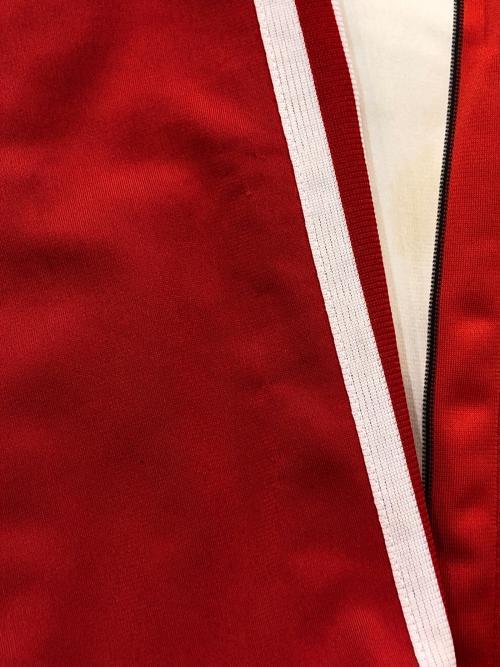 adidas（アディダス）adidas (アディダス) オールドトラックジャケット レッド サイズ:Lの古着・服飾アイテム