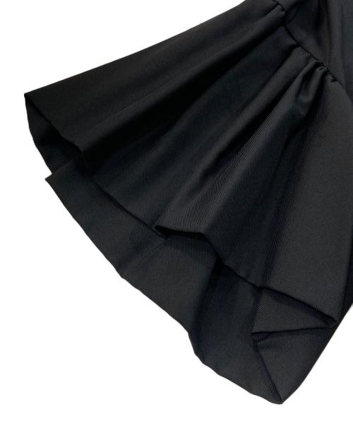 MUSE（ミューズ）MUSE (ミューズ) レーヨンカルゼギャザーブラウス ブラック サイズ:-の古着・服飾アイテム