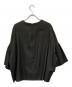MUSE (ミューズ) レーヨンカルゼギャザーブラウス ブラック サイズ:-：6000円