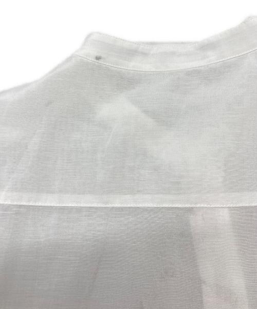 CHRISTIAN AUJARD（クリスチャン・オジャール）CHRISTIAN AUJARD (クリスチャン・オジャール) コットンリネンシャツ ワンピース ホワイト サイズ:9の古着・服飾アイテム