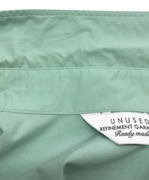 UNUSED（アンユーズド）UNUSED (アンユーズド) TYPEWRITER SHIRT グリーン サイズ:3の古着・服飾アイテム