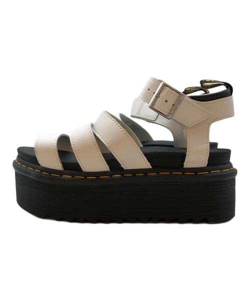 Dr.Martens（ドクターマーチン）Dr.Martens (ドクターマーチン) QUAD ZEBRILUS BLAIRE サンダル ホワイト サイズ:US7の古着・服飾アイテム