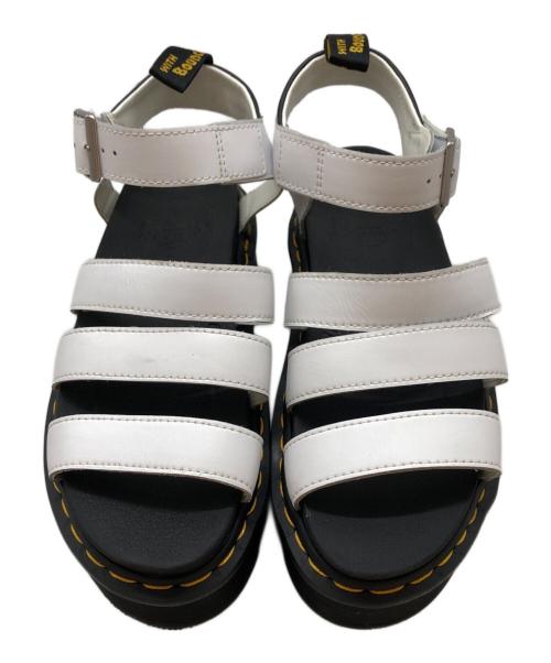 Dr.Martens（ドクターマーチン）Dr.Martens (ドクターマーチン) QUAD ZEBRILUS BLAIRE サンダル ホワイト サイズ:US7の古着・服飾アイテム
