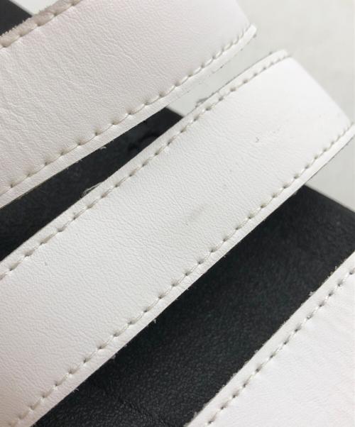 Dr.Martens（ドクターマーチン）Dr.Martens (ドクターマーチン) QUAD ZEBRILUS BLAIRE サンダル ホワイト サイズ:US7の古着・服飾アイテム