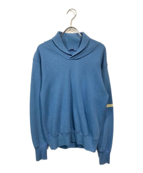 45R（フォーティファイブ・アール）45R (フォーティファイブ・アール) 裏毛の908ショールスウェット ブルー サイズ:SIZE01の古着・服飾アイテム