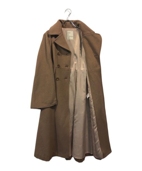HER LIP TO（ハーリップトゥ）HER LIP TO (ハーリップトゥ) Mademoiselle 2Way Long Coat ベージュ サイズ:Sの古着・服飾アイテム