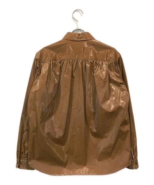 JOHN LAWRENCE SULLIVAN（ジョン ローレンス サリバン）JOHN LAWRENCE SULLIVAN (ジョン ローレンス サリバン) コーティングシャツ ブラウン サイズ:Mの古着・服飾アイテム