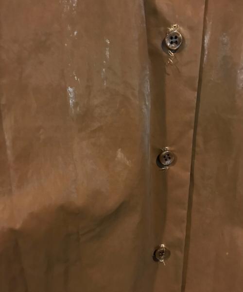 JOHN LAWRENCE SULLIVAN（ジョン ローレンス サリバン）JOHN LAWRENCE SULLIVAN (ジョン ローレンス サリバン) コーティングシャツ ブラウン サイズ:Mの古着・服飾アイテム