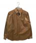 JOHN LAWRENCE SULLIVAN（ジョン ローレンス サリバン）の古着「コーティングシャツ」｜ブラウン
